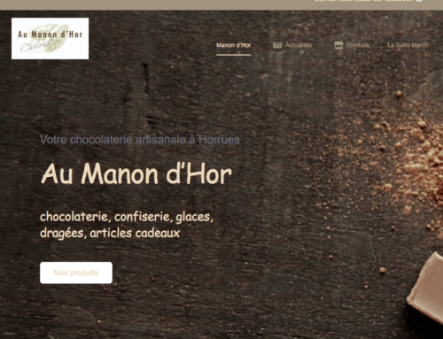 Création du site Au Manon D’Hor